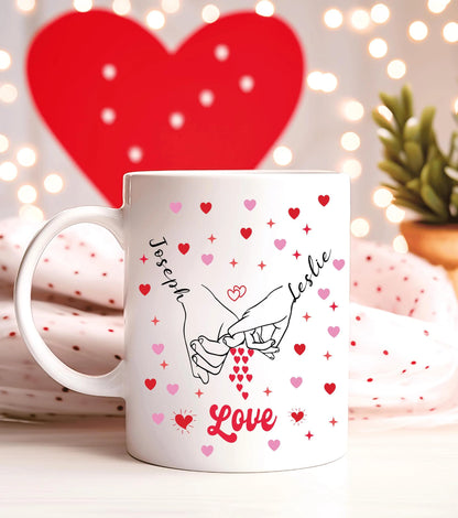 Personalized Pinky Promise Mug Valentine Gift