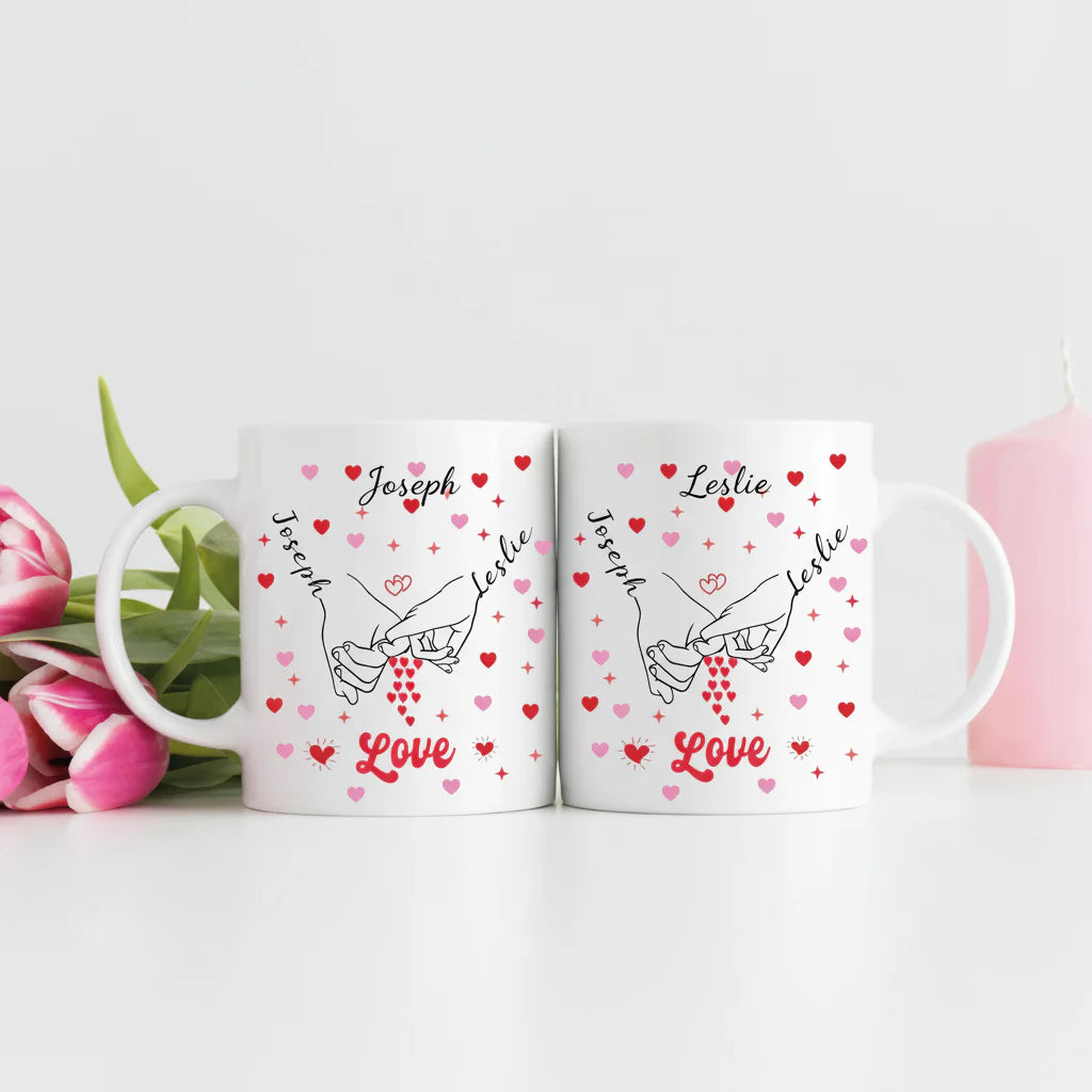 Personalized Pinky Promise Mug Valentine Gift