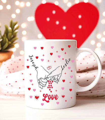 Personalized Pinky Promise Mug Valentine Gift