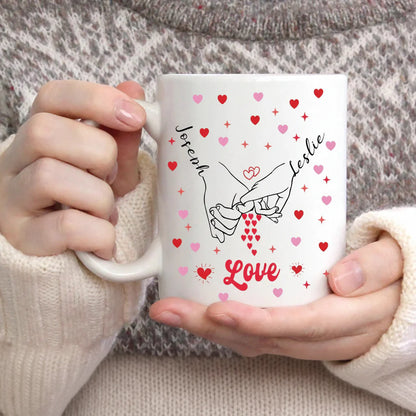 Personalized Pinky Promise Mug Valentine Gift