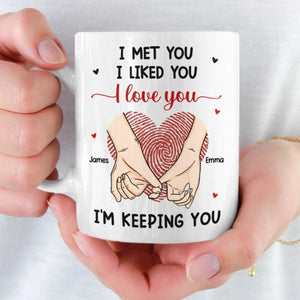 I'm Keeping You Personalized Couple Mug Gift