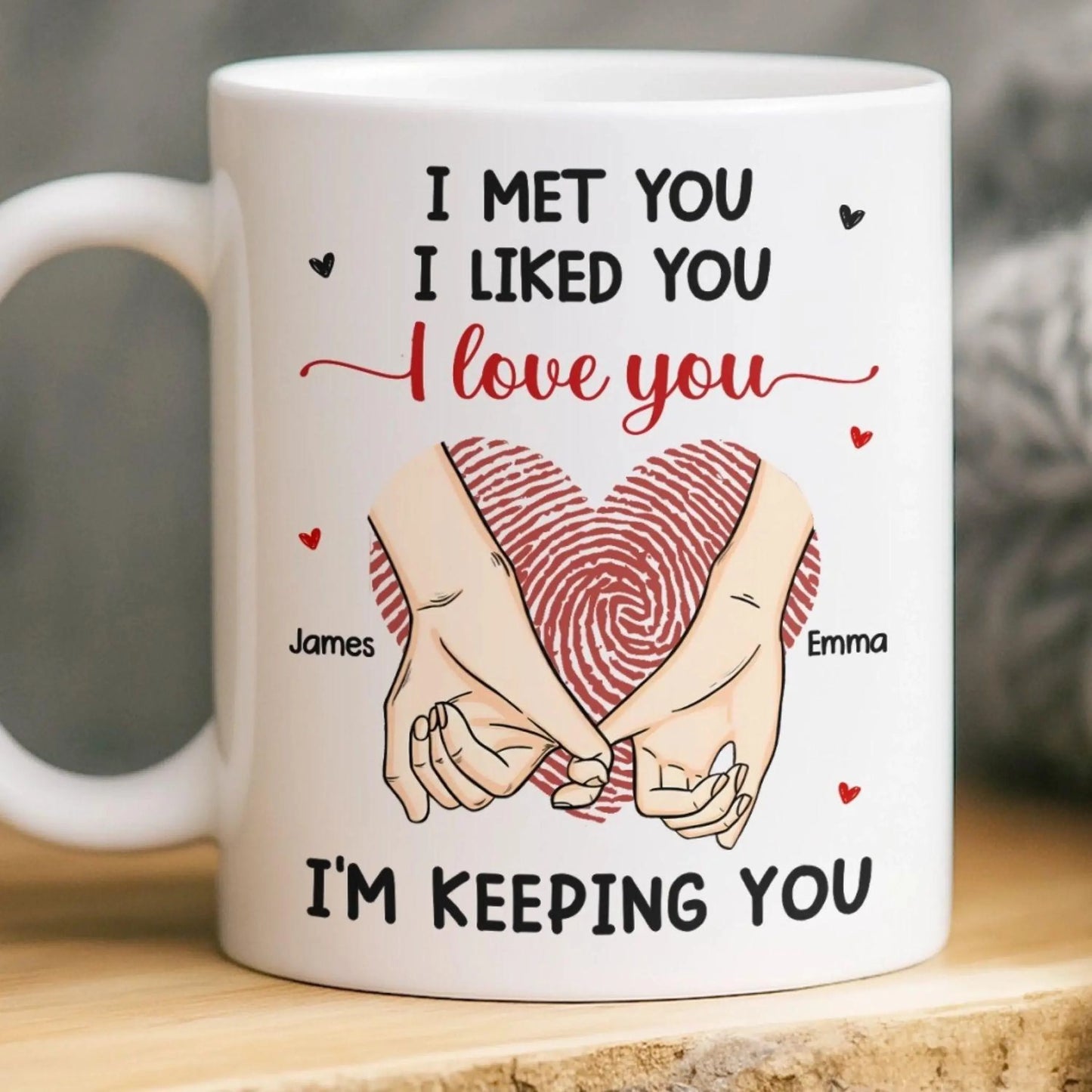 I'm Keeping You Personalized Couple Mug Gift