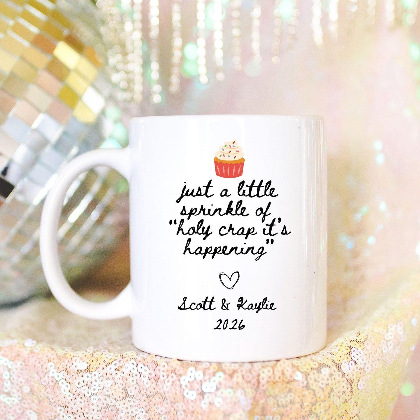 Ceramic Couple Mug Gift for New Couples