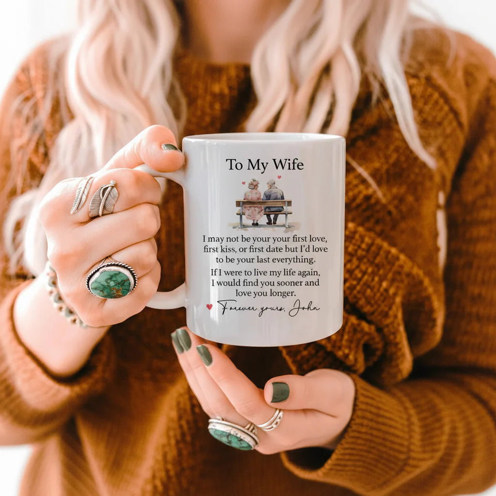 Personalized Valentine Mug Gift for Wife and Husband