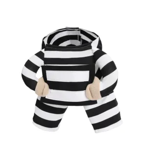 Alternative view of Beetlejuice Prisoner Dog Costume