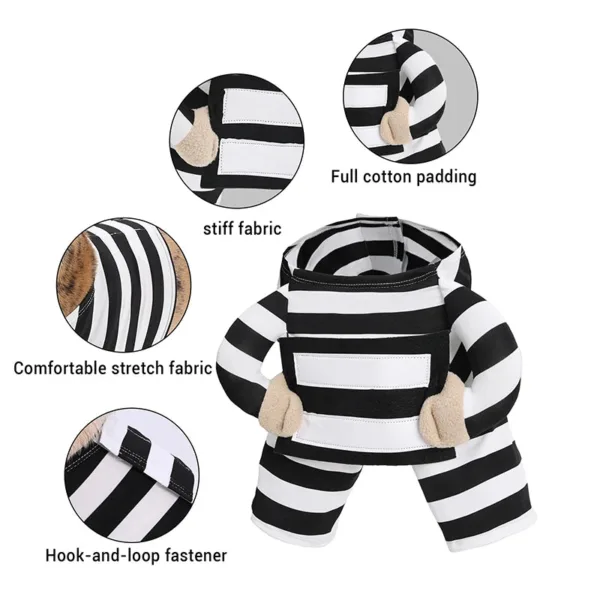 Beetlejuice Prisoner Dog Costume - Image 5