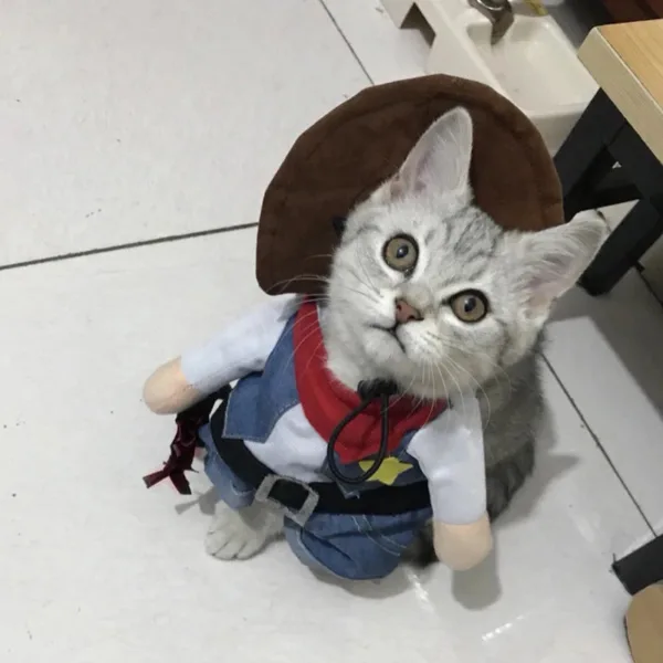 Dog Cowboy Costume - Image 3