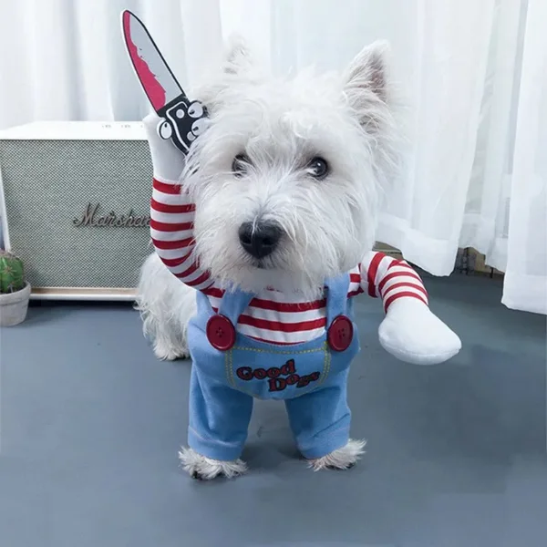Funny Cowboy Dog Costume - Image 3