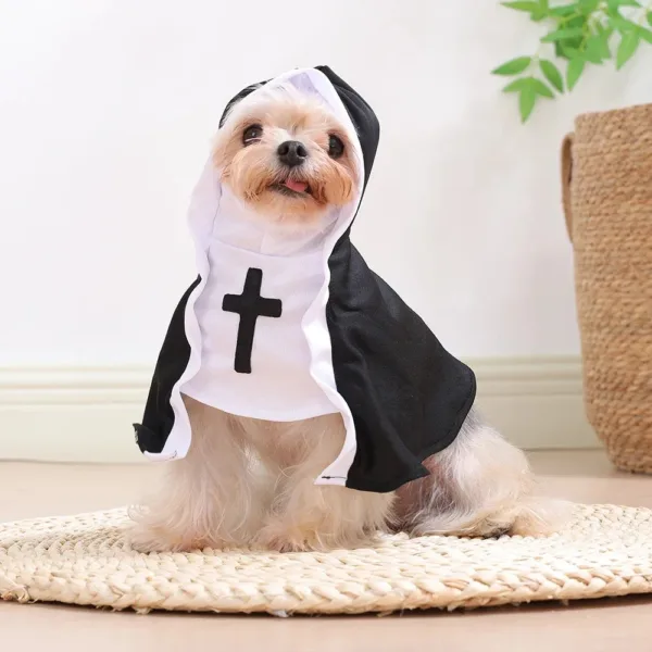Funny Dog Nun Costume - Image 6