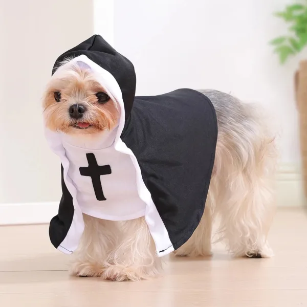 Funny Dog Nun Costume - Image 4
