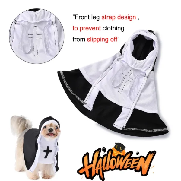 Funny Dog Nun Costume - Image 3