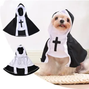 Funny Dog Nun Costume