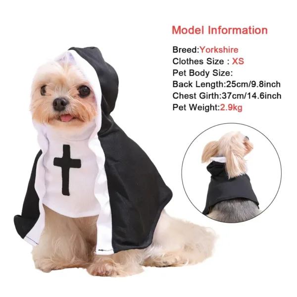 Funny Dog Nun Costume - Image 5