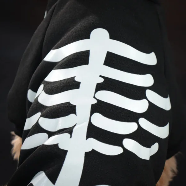 Glow-in-the-Dark Skeleton Dog Costume - Image 6