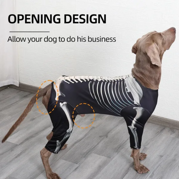 Halloween Skeleton Dog Costume - Image 6