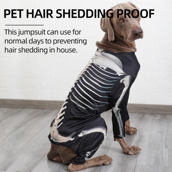 Halloween Skeleton Dog Costume - Image 4