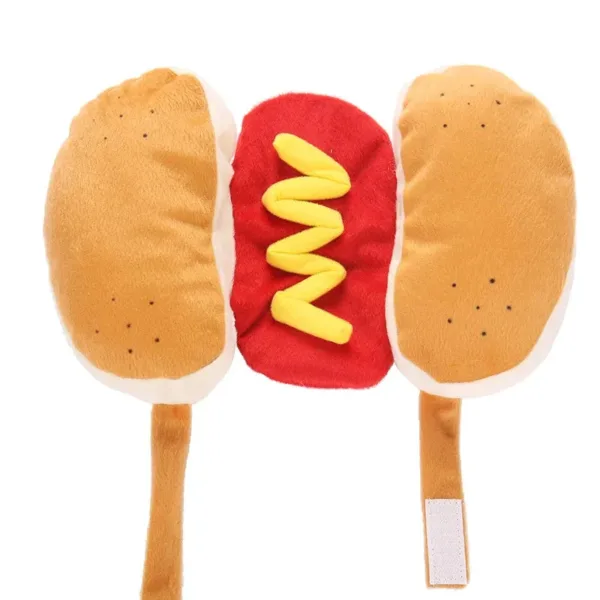 Hot Dog Dog Costume Funny Pet Outfit for Halloween - Image 2